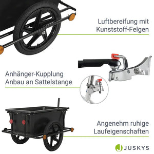 Fahrradanhänger 90 Liter Transportanhänger
