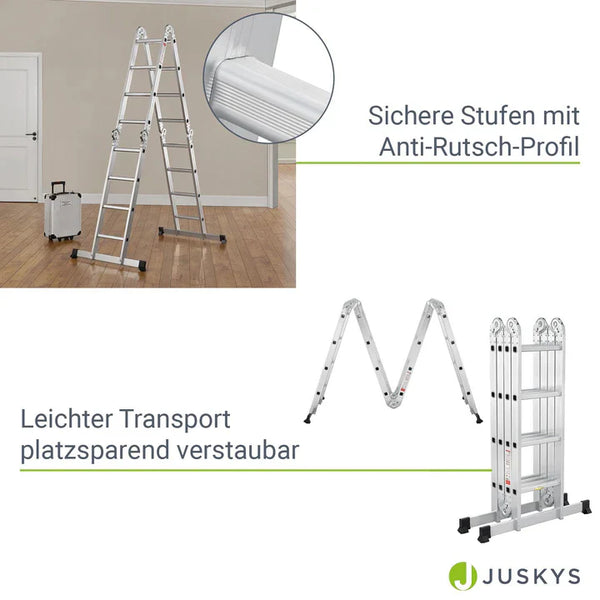 Aluminium Multifunktionsleiter 4,7m