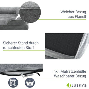 Hundebett Sheena M Orthopädisches Haustierbett Grau