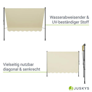 Klemmmarkise Kapstadt 250x120 cm Beige