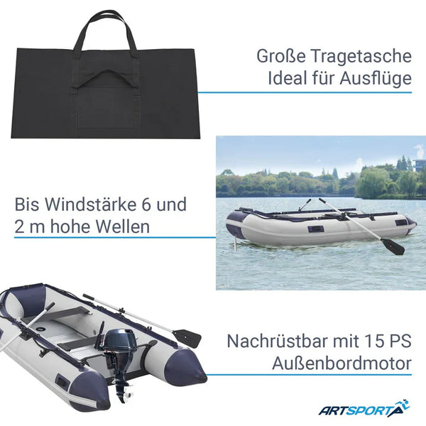 Schlauchboot 3,20 m mit 2 Sitzbänken inkl. Verzollungsnachweiss