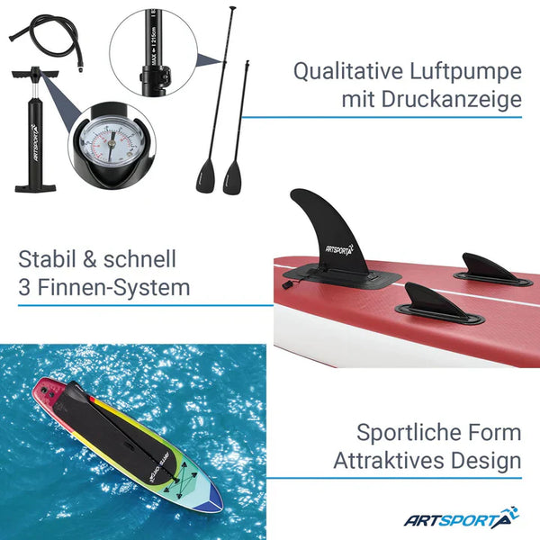 Stand Up Paddling Board Retro Love