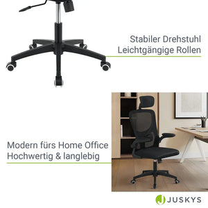 Bürostuhl Baltimore höhenverstellbar Schwarz