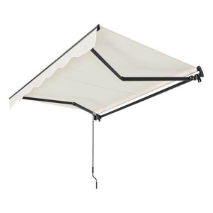 Gelenkarmmarkise 250 x 200 cm mit Kurbel Beige
