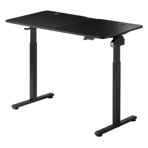 Elektrisch verstellbarer Schreibtisch 120x60 cm Schwarz