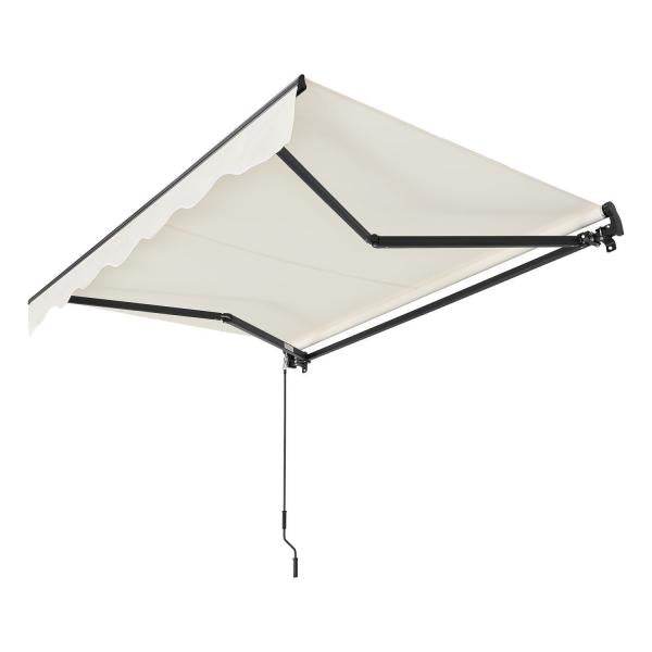 Gelenkarmmarkise 350 x 300 cm mit Kurbel Beige