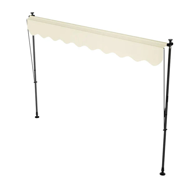 Klemmmarkise Kapstadt 300x120 cm Beige