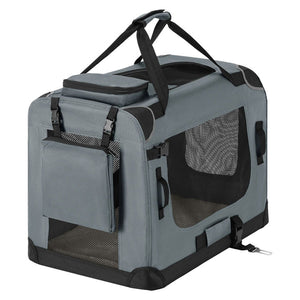 faltbare Hundetransportbox Lassie XL (dunkelgrau)