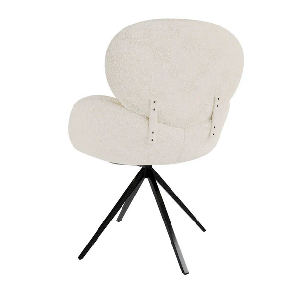 2er Esszimmerstuhl Drehstuhl Albano Creme