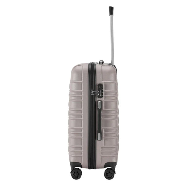 Hartschalen Kofferset Rom - Champagner 4-teiliges Set mit schlagfester ABS-Hartschale und 360° Rollen