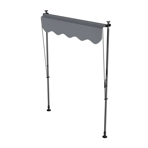 Klemmmarkise Kapstadt 150x120 cm Grau