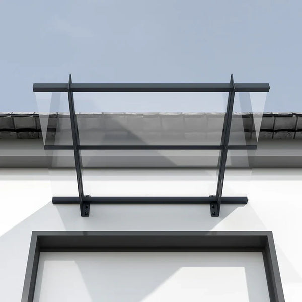 Modernes Vordach Pultdach Manila 100x80 cm