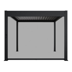 Seitenwand für Pergola Lamellendach Tahiti 4 Meter