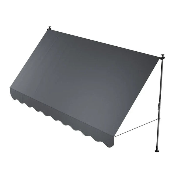 Klemmmarkise Kapstadt 350x120 cm Grau