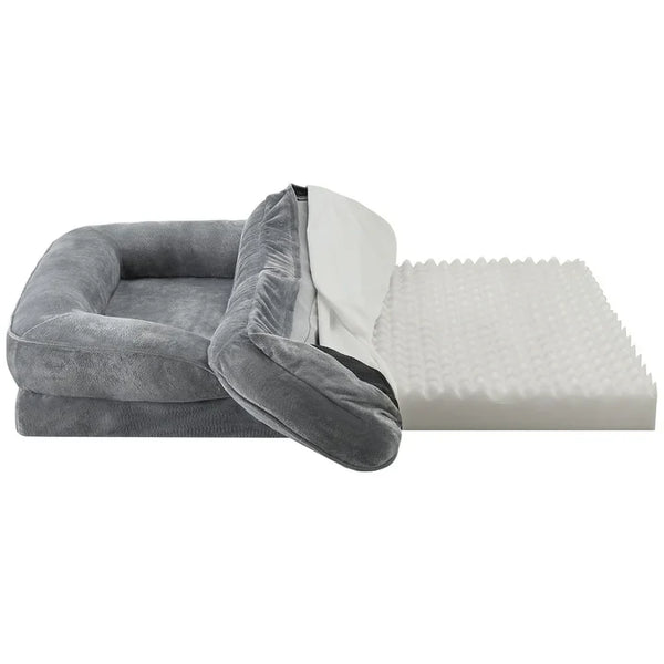 Hundebett Sheena XL Orthopädisches Haustierbett Grau