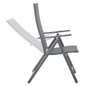 Gartenstuhl Calena klappbar Grau