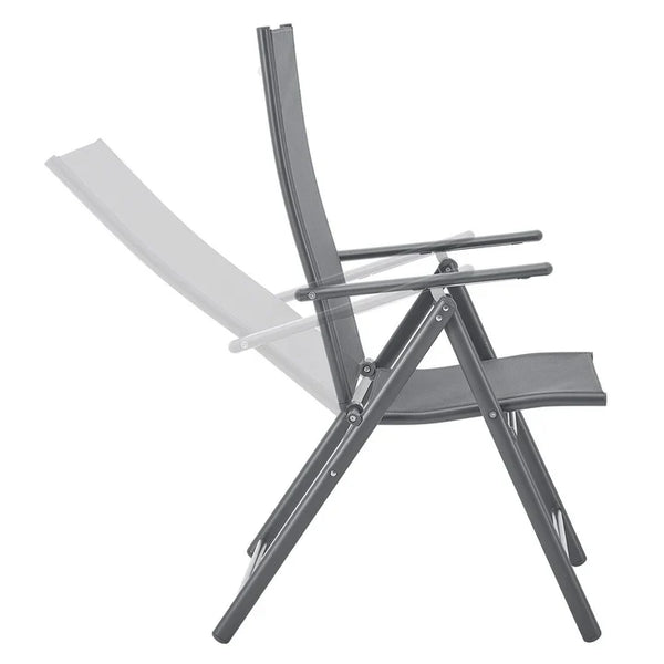 Gartenstuhl Calena klappbar Grau