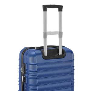Hartschalen Kofferset Rom - Blau 4-teiliges Set mit schlagfester ABS-Hartschale und 360° Rollen