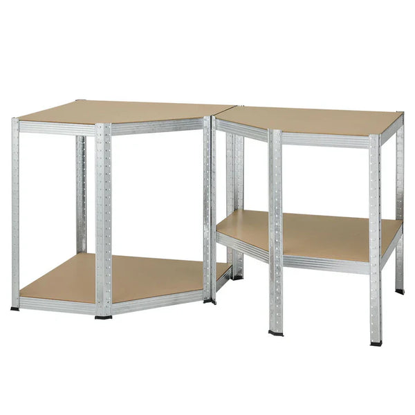 Eckregal Lagerregal "Corner Easy" 160 x 75 x 40-75 cm