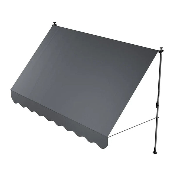 Klemmmarkise Kapstadt 300x120 cm Grau