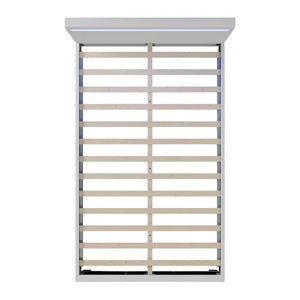 Polsterbett Verona 120 x 200 cm mit LED Beleuchtung in weiss