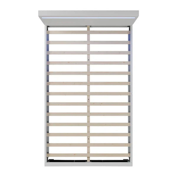 Polsterbett Verona 120 x 200 cm mit LED Beleuchtung in weiss