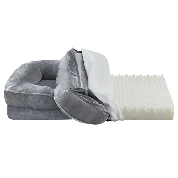Hundebett Sheena L Orthopädisches Haustierbett Grau