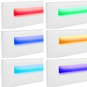 Polsterbett Sevilla 180 x 200 cm LED-Beleuchtung und Lattenrost weiss