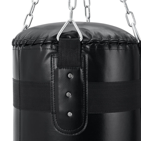 Boxsack 30kg mit 4-Punkt Stahlkette und Karabinerhaken