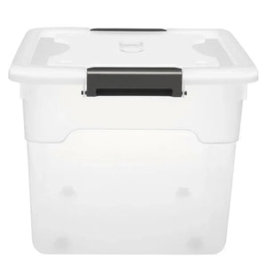 Aufbewahrungsbox 45 L mit Deckel 4er Set