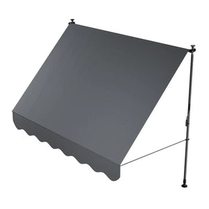 Klemmmarkise Kapstadt 250x120 cm Grau