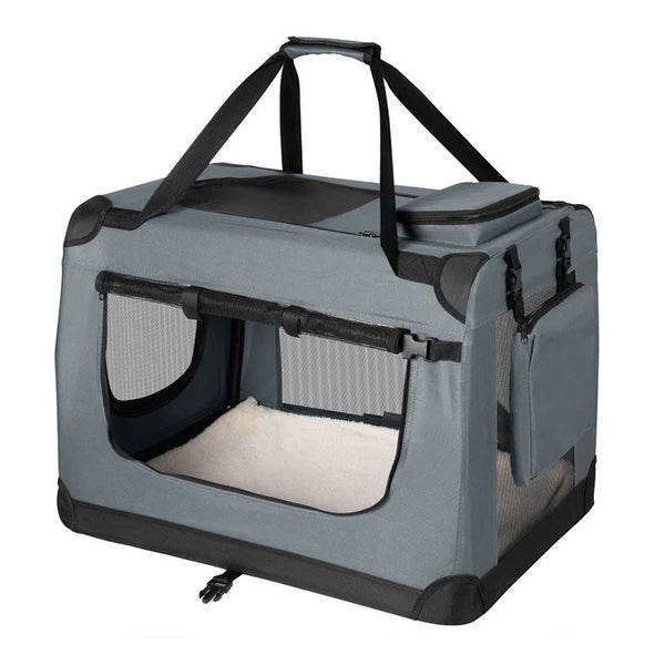 faltbare Hundetransportbox Lassie S (dunkelgrau)