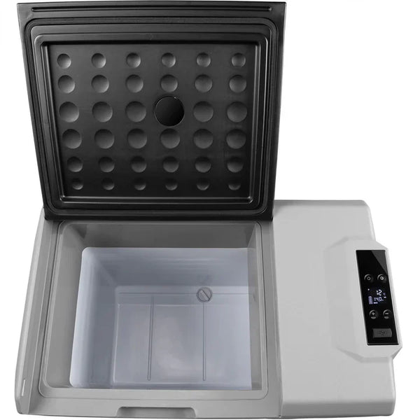 Kompressor Kühlbox Yukon 50 l mit 12/24 & 230 V Anschluss, App-Steuerung und USB-Ladebuchse - Grau