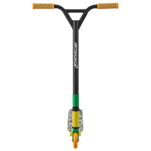 Stunt Scooter Street Life in Schwarz Gelb Trick Roller mit 360° Lenkung