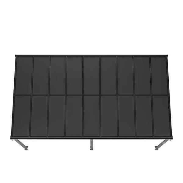 Terrassenüberdachung Terrassendach Borneo 5,5x3 m Grau