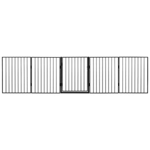 Metall Kaminschutzgitter 300 cm mit Tür und Befestigungsmaterial
