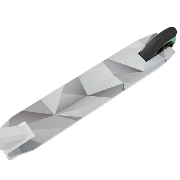 Stunt Scooter Futuristic in Weiss Grün Trick Roller mit 360° Lenkung