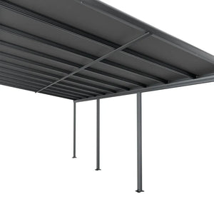 Terrassenüberdachung Dach Borneo 6x3 m Grau
