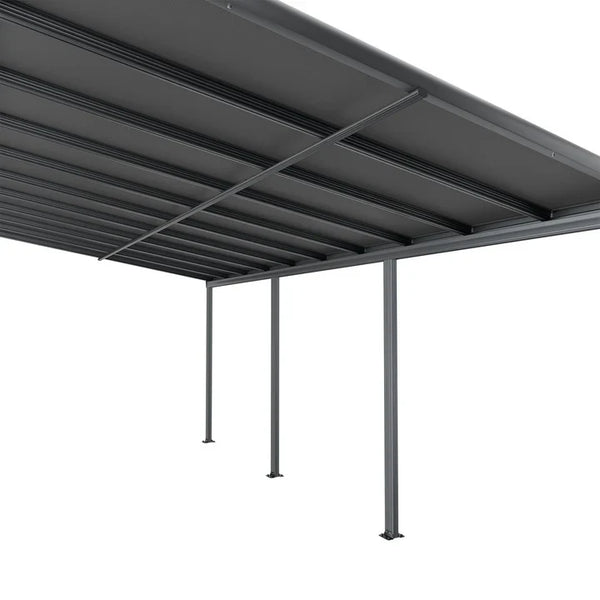 Terrassenüberdachung Dach Borneo 6x3 m Grau