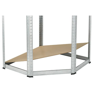 Eckregal Lagerregal "Corner Easy" 160 x 75 x 40-75 cm