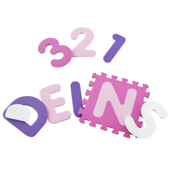 Kinder Puzzlematte Juna 36 -teilig A bis Z und 0 bis 9