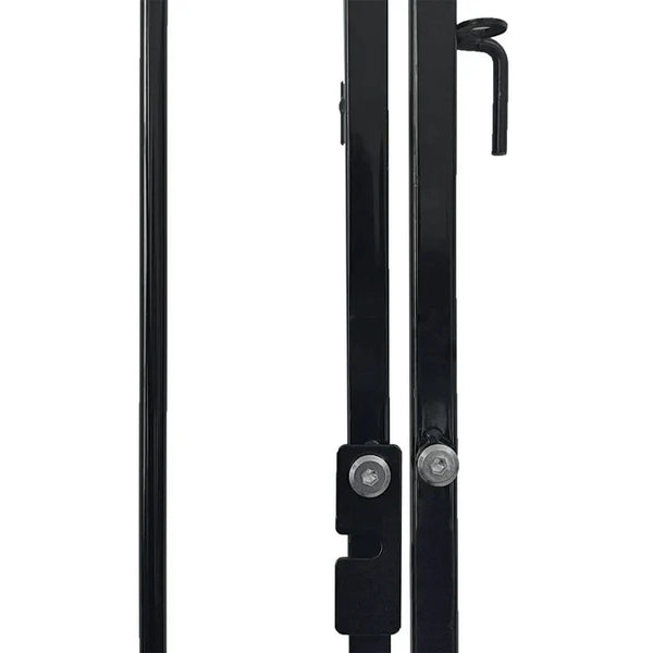 Metall Kaminschutzgitter 300 cm mit Tür und Befestigungsmaterial