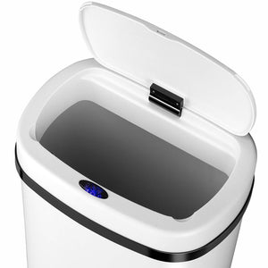 Automatischer Mülleimer mit Sensor - 70L Weiss