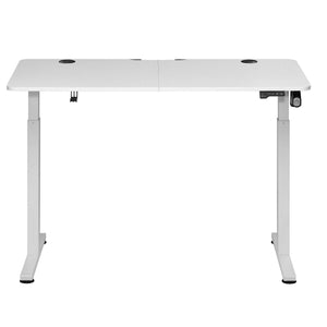 Elektrisch verstellbarer Schreibtisch 120x60 cm Weiss