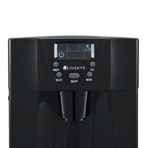 Eiswürfelmaschine PIM200L in schwarz mit Spender
