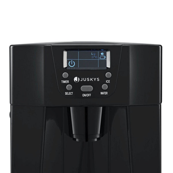 Eiswürfelmaschine PIM200L in schwarz mit Spender