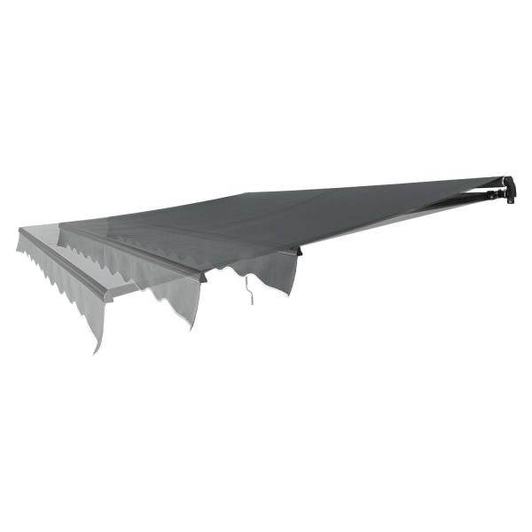 Gelenkarmmarkise 250 x 200 cm mit Kurbel Grau