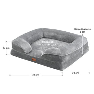 Hundebett Sheena M Orthopädisches Haustierbett Grau