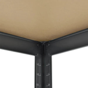 2er Set Lagerregal Basic 180 x 90 x 40 cm in Grau