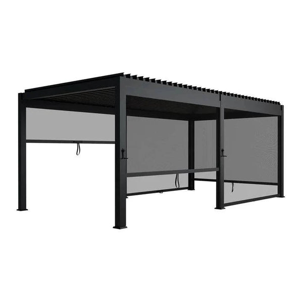 Pergola Lamellendach Tahiti Pergola mit verstellbaren Lamellen